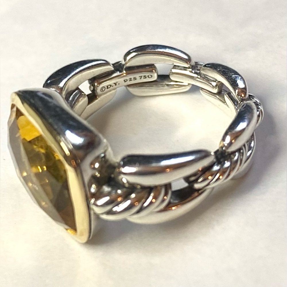 David Yurman Limited Edition Citrine Wheaton Ring - Picture 11 of 16